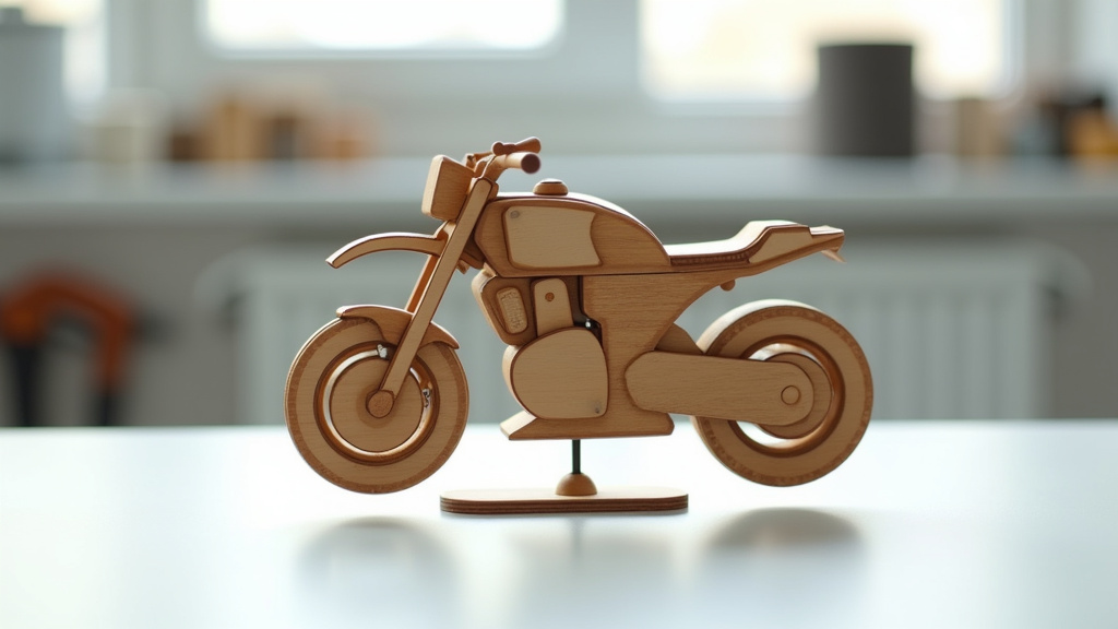 Détail de la robustesse d'une béquille d'atelier moto