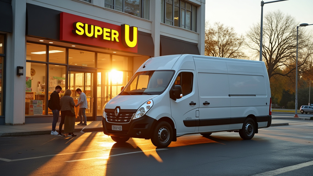 Gamme de véhicules utilitaires disponibles chez Super U
