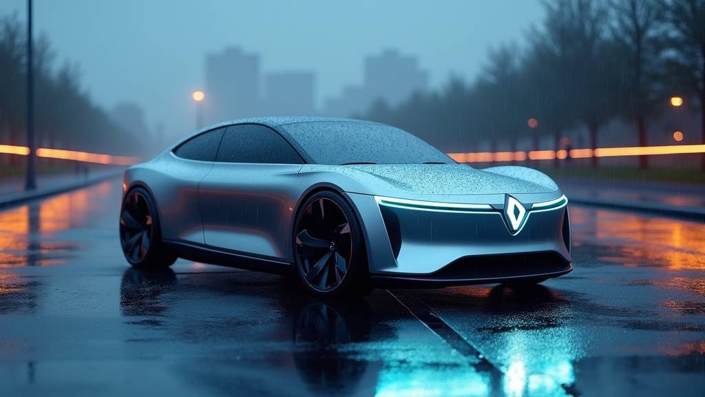 Rendu artistique de la future Renault Mégane 6