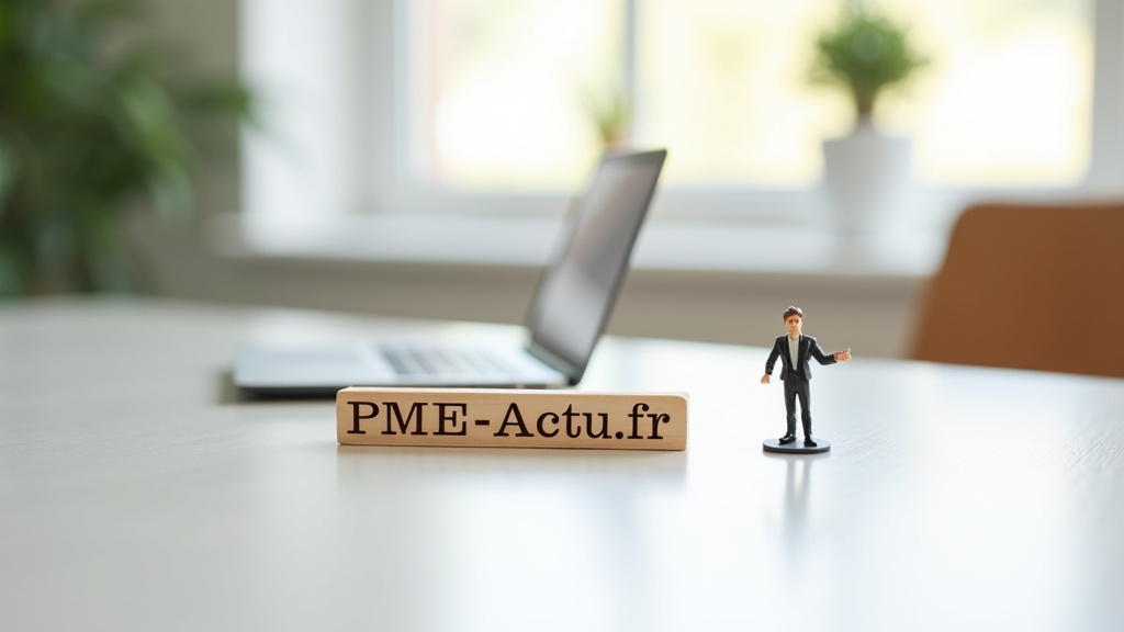 Interface du site PME-Actu.fr avec les différentes rubriques accessibles