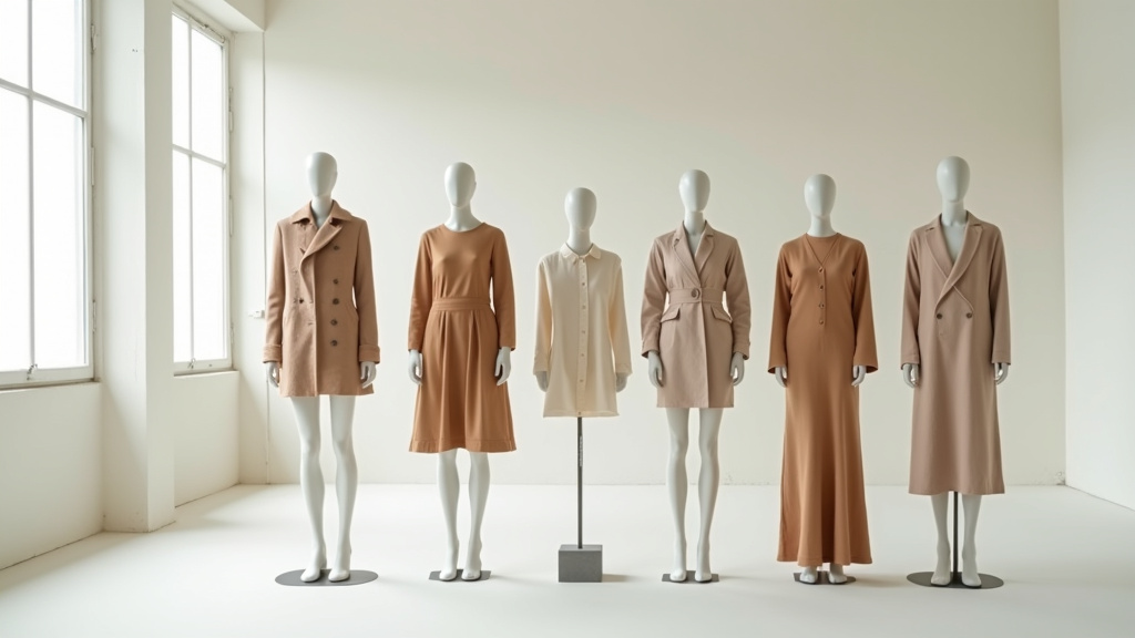 Femme élégante portant des vêtements durables et connectés en 2026